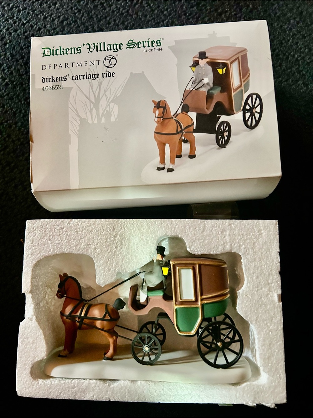 Department 56 Dickens " Carriage Ride 🐴 " Accessory
